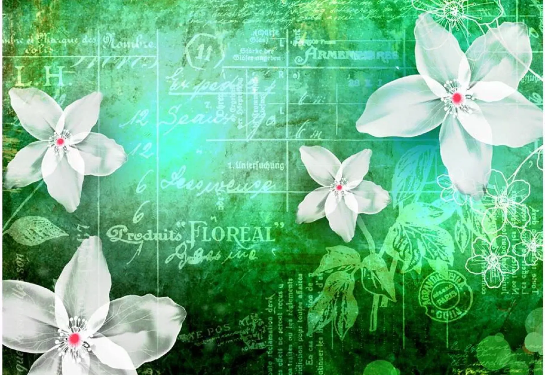 Tapete 'Floral notes III'