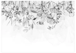 Tapete 'Foggy Nature - Grey'