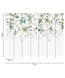 Tapete 'Foliage Whisper' 371x280cm
