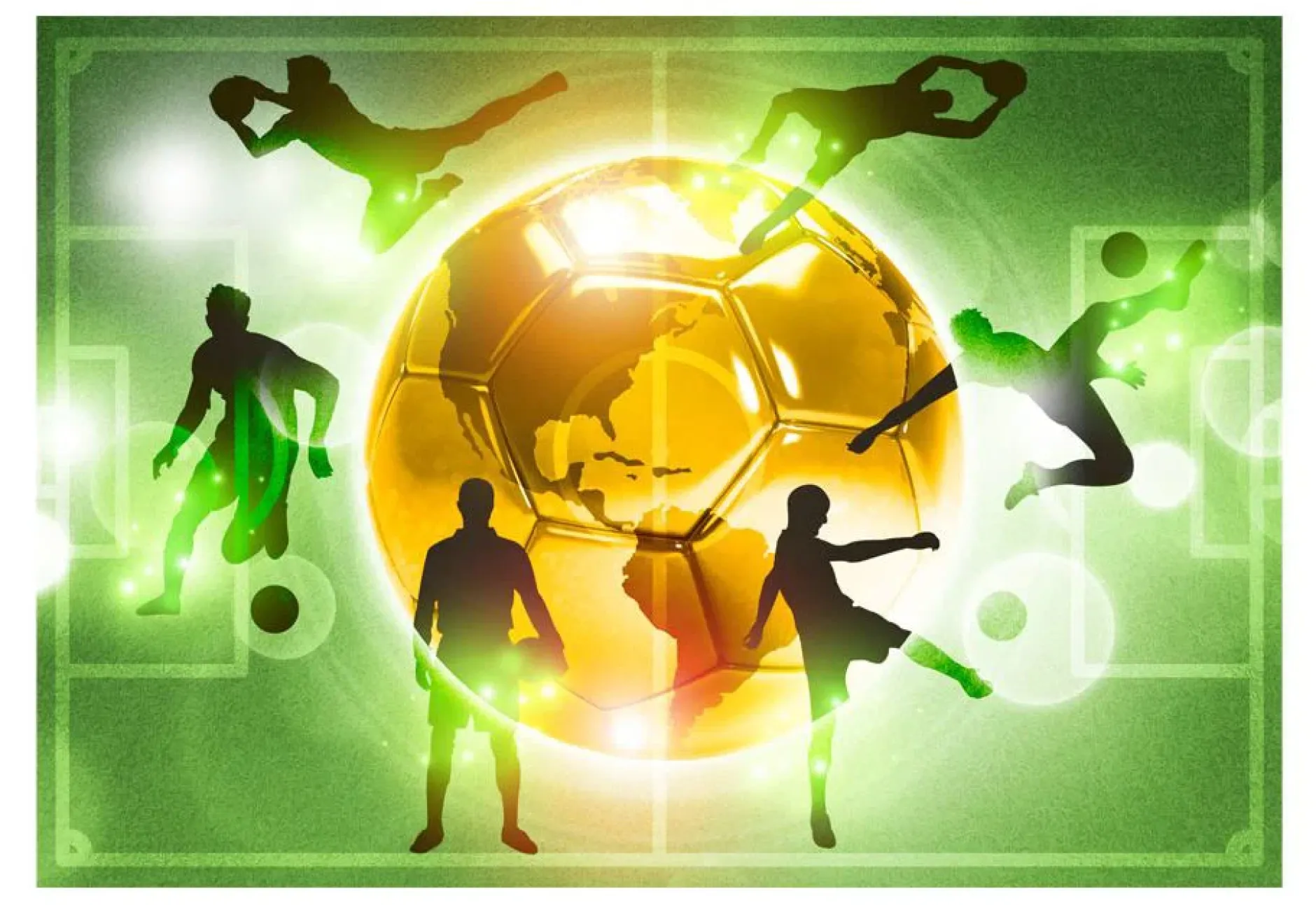 Tapete 'Football training'