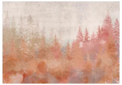 Tapete 'Forest at Sunset'