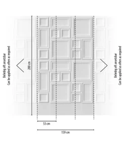 Tapete 'Frame Wall' 159x280cm