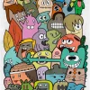 Tapete 'Fun Characters' 159x280cm