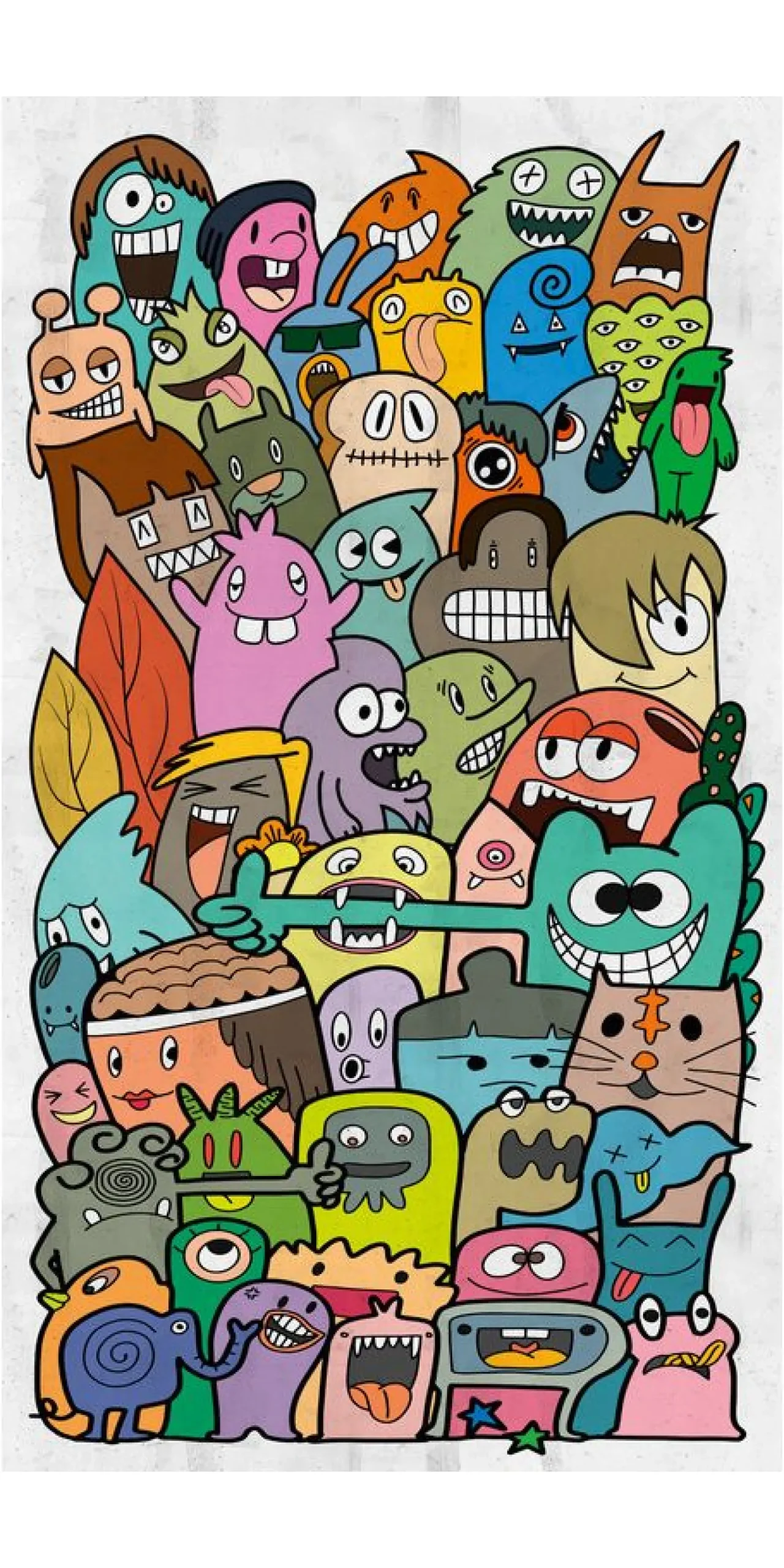 Tapete 'Fun Characters' 159x280cm