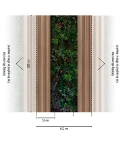 Tapete 'Garden Panes' 159x280cm