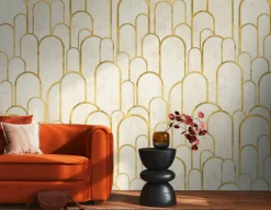 Tapete 'Golden Arches' 159x280cm