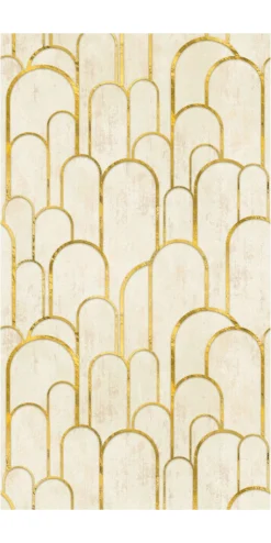 Tapete 'Golden Arches' 159x280cm
