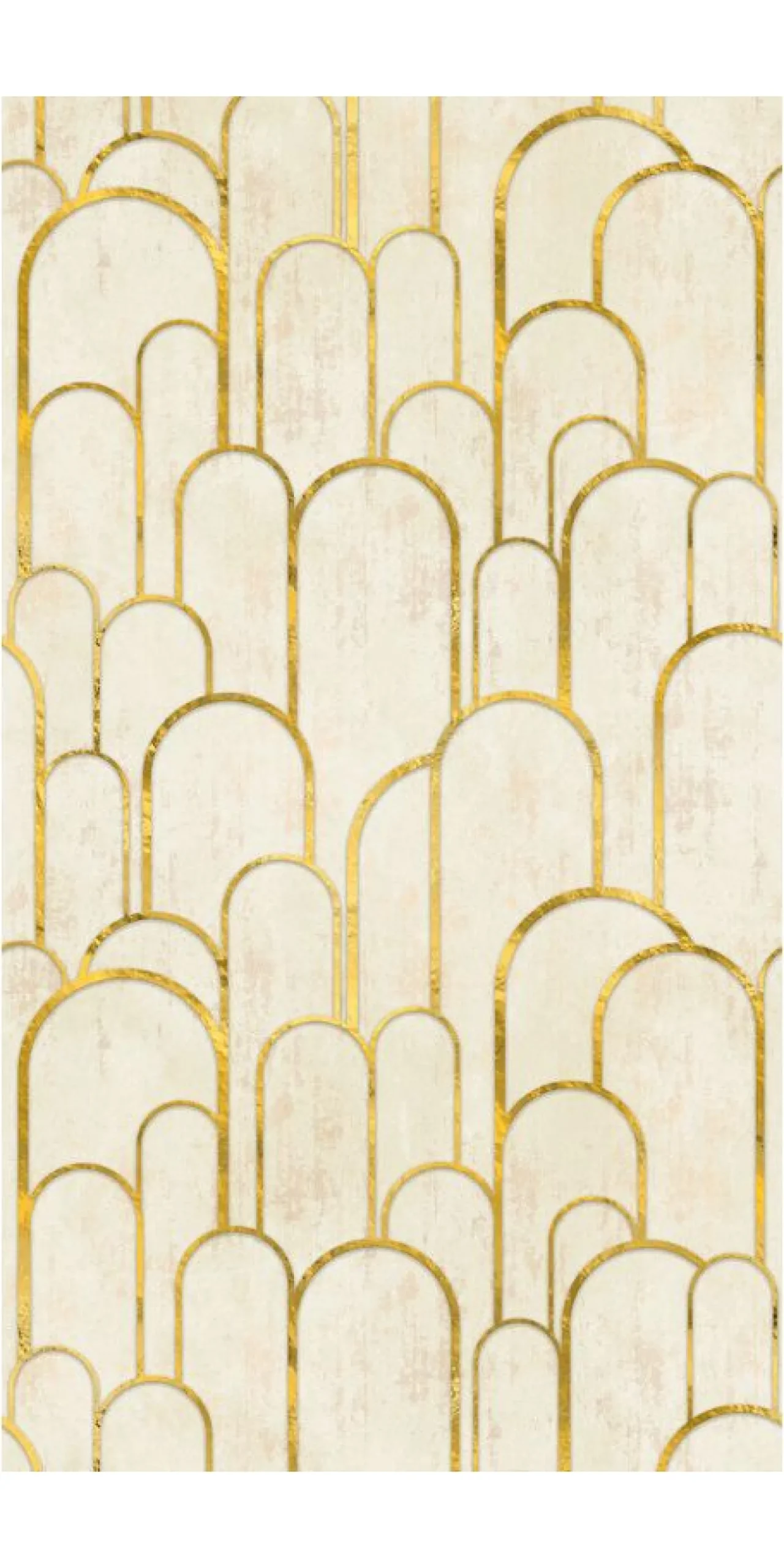 Tapete 'Golden Arches' 159x280cm