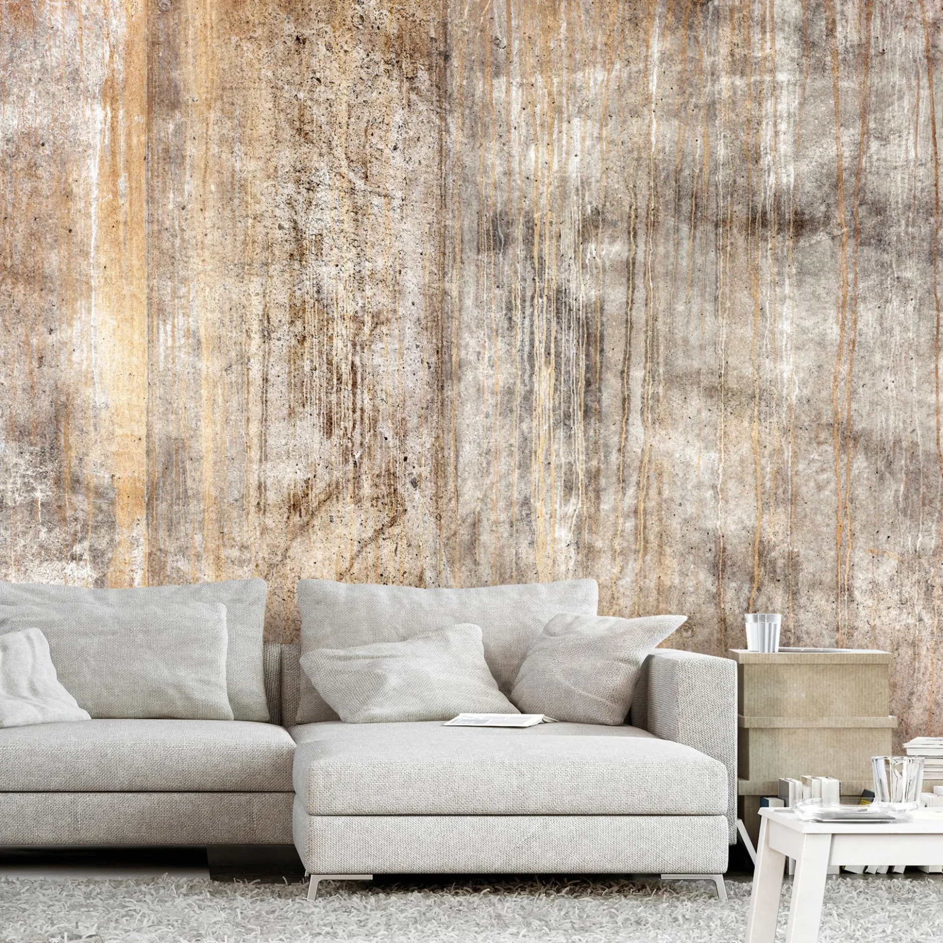 Tapete 'Golden Forest Space'