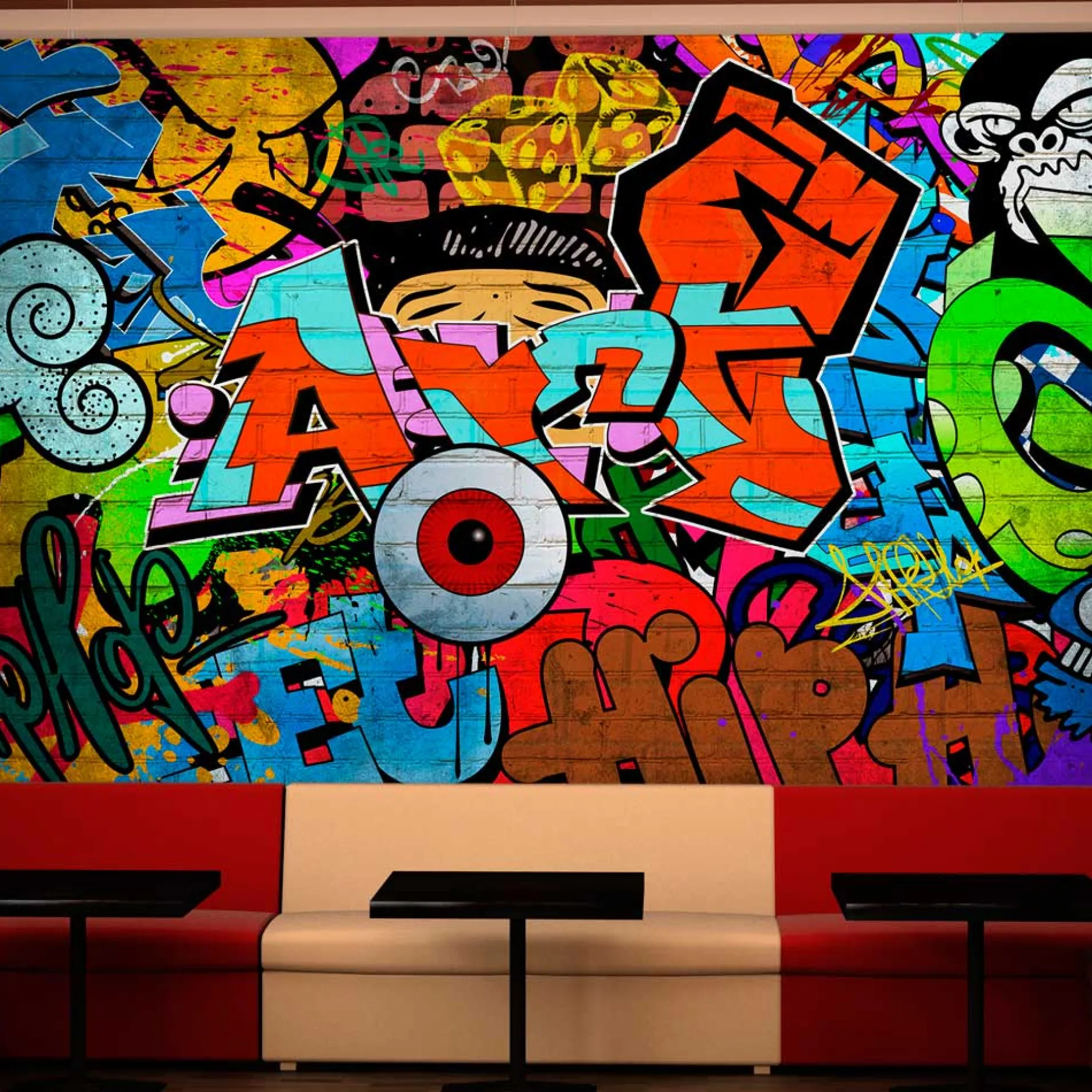 Tapete 'Graffiti art'
