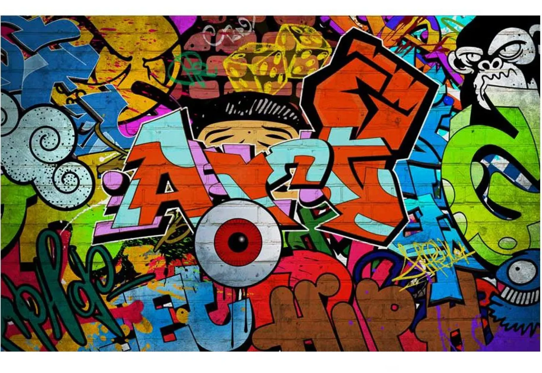 Tapete 'Graffiti art'