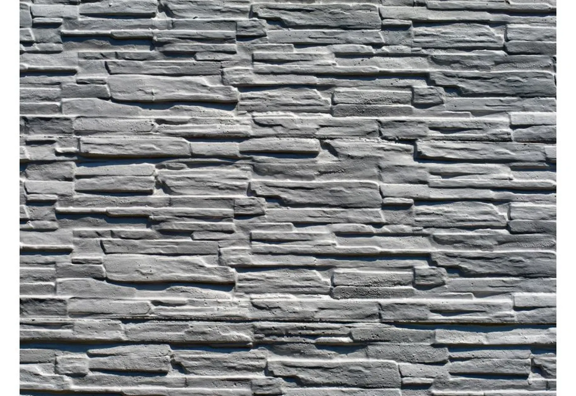 Tapete 'Graues Natursteinmauerwerk'