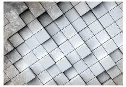 Tapete 'Gray background 3D'