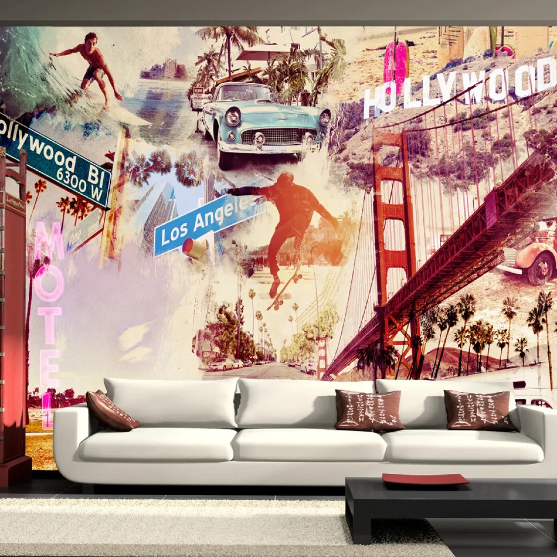 Tapete 'Hollywood, Miami, Los Angeles...'