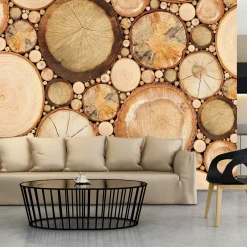 Tapete 'Holzmaserungen'