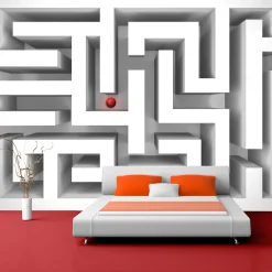 Tapete 'Ice labyrinth'