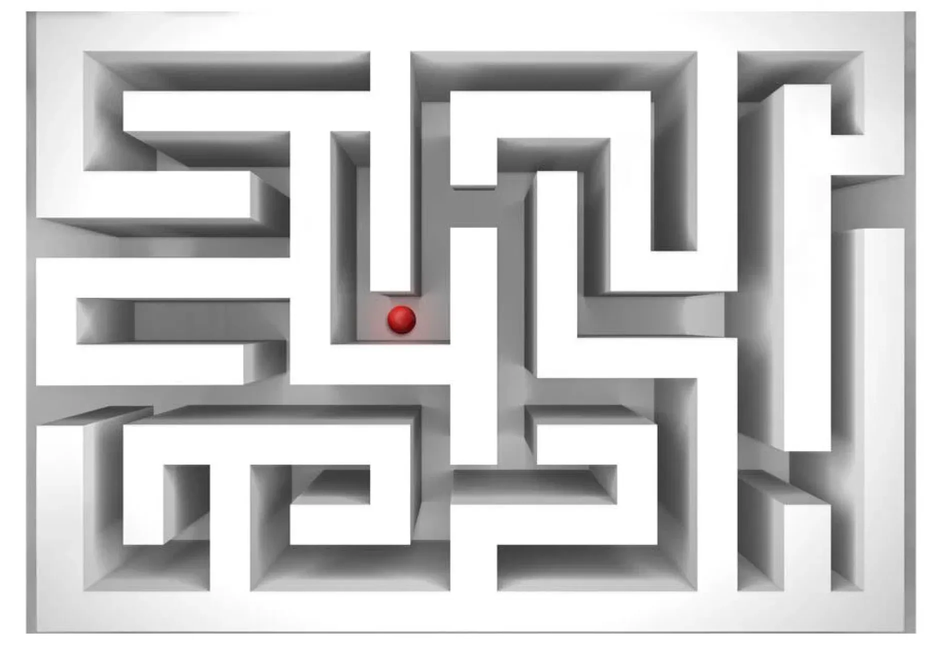 Tapete 'Ice labyrinth'