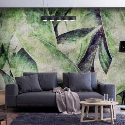 Tapete 'Industrial Leaves'