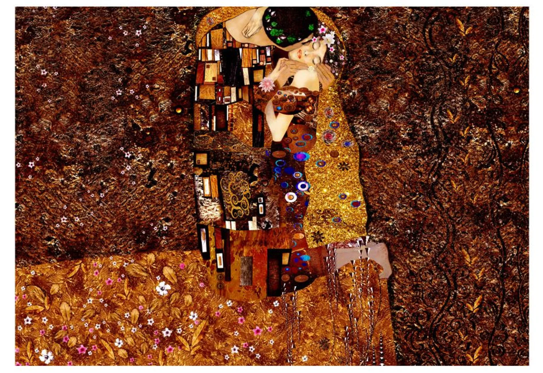 Tapete 'Klimt inspiration - Image of Love'