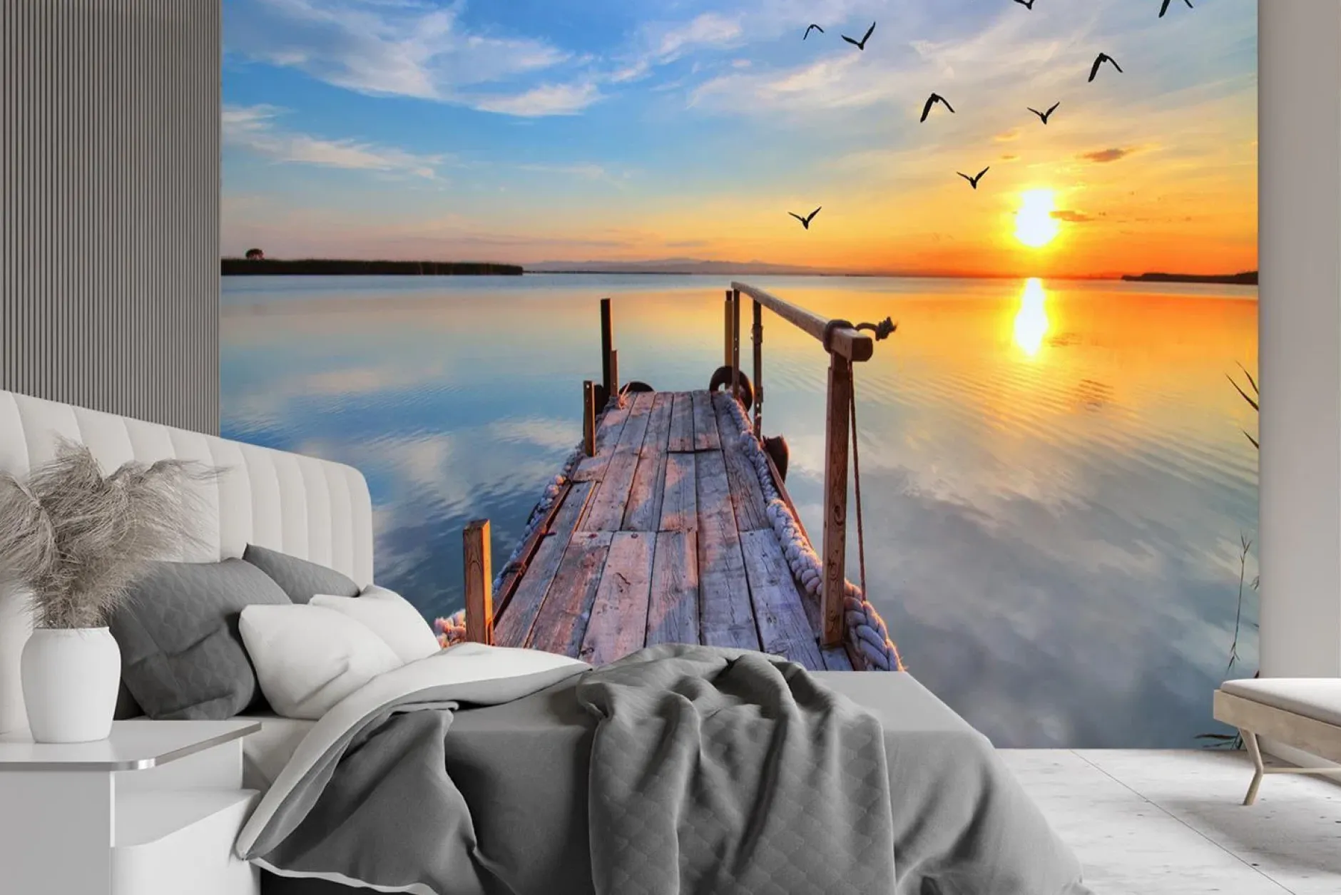 Tapete 'Lake Sunset'