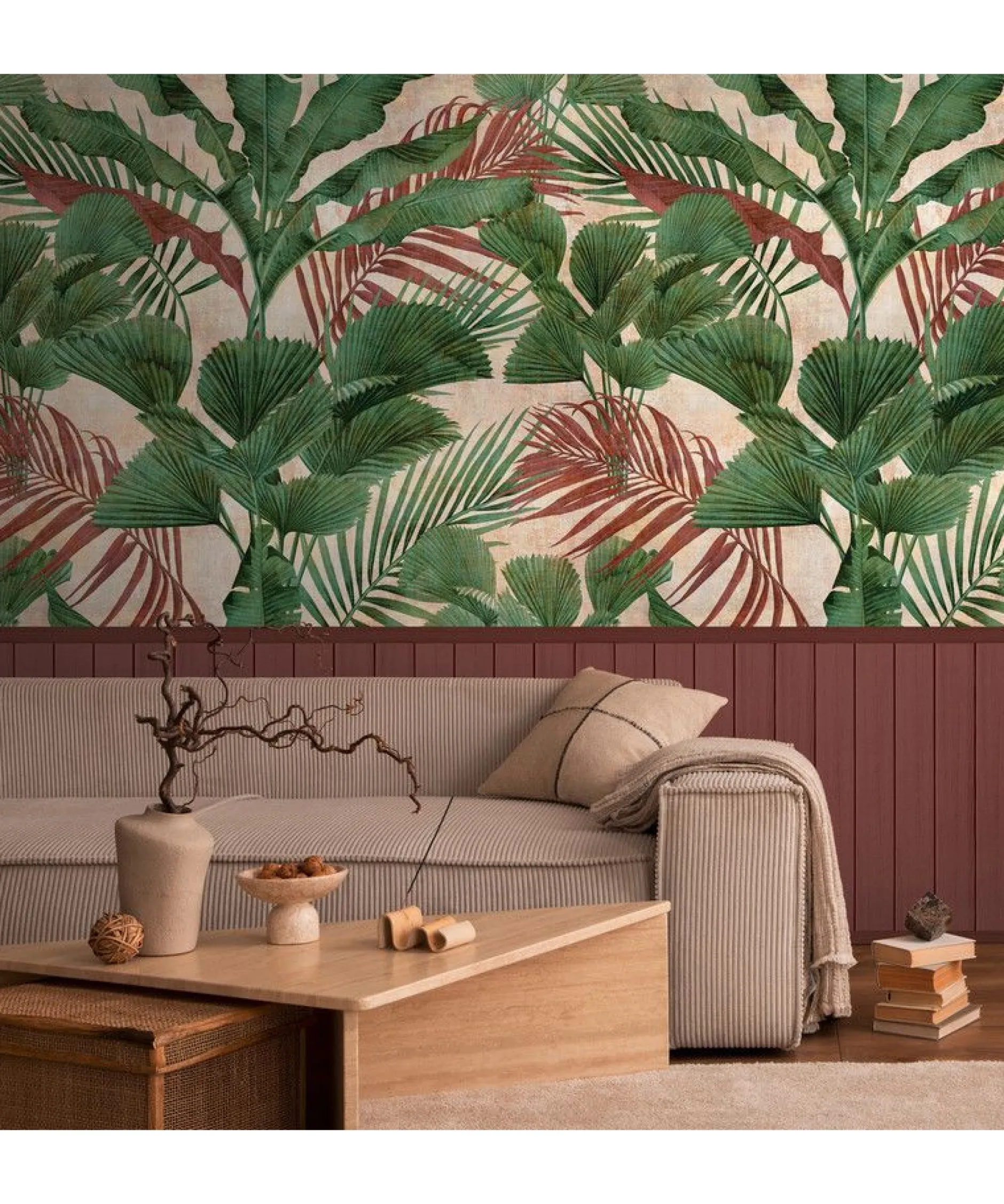 Tapete 'Leafy Whispers' 159x280cm