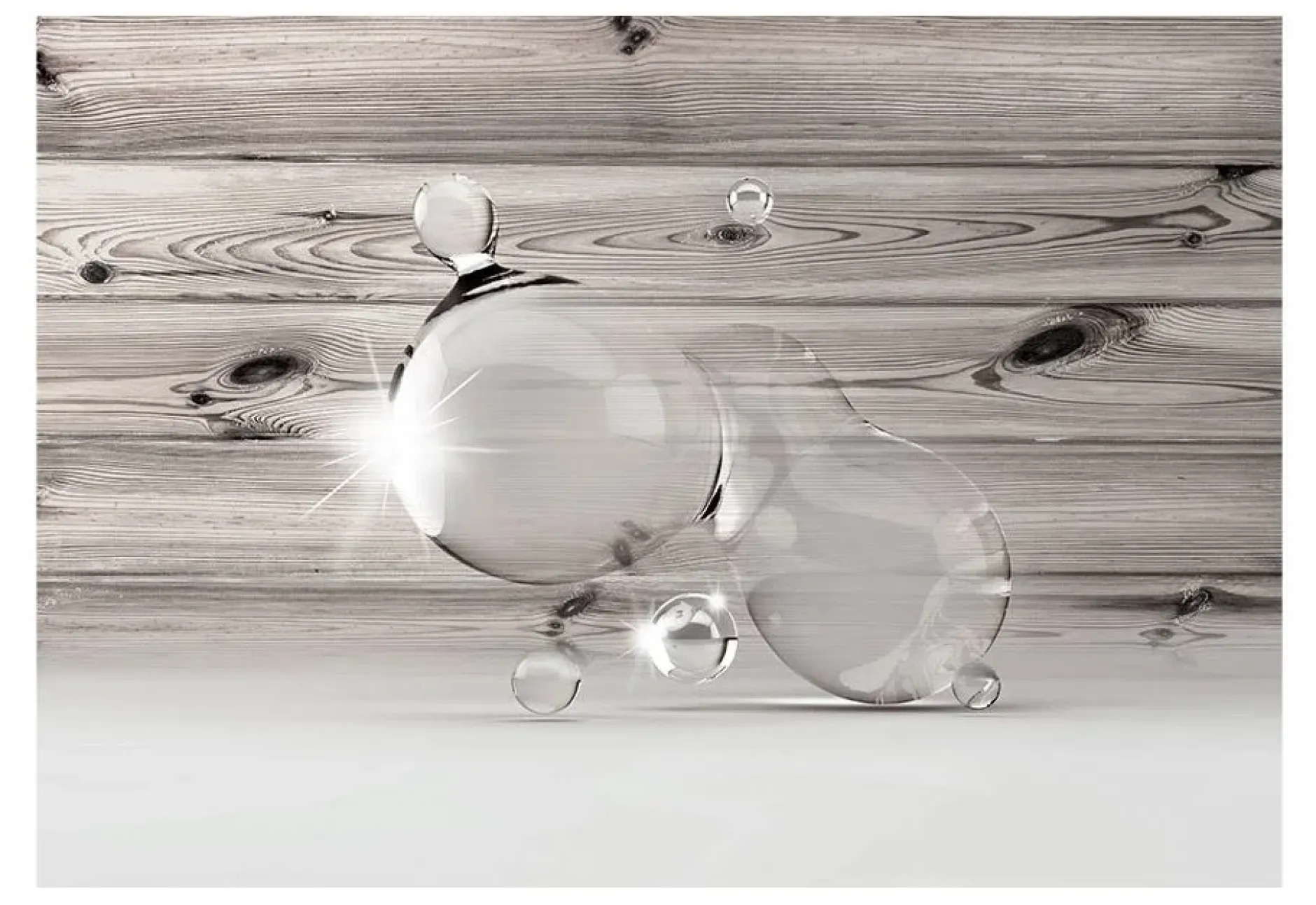 Tapete 'Light in Drops of Water'