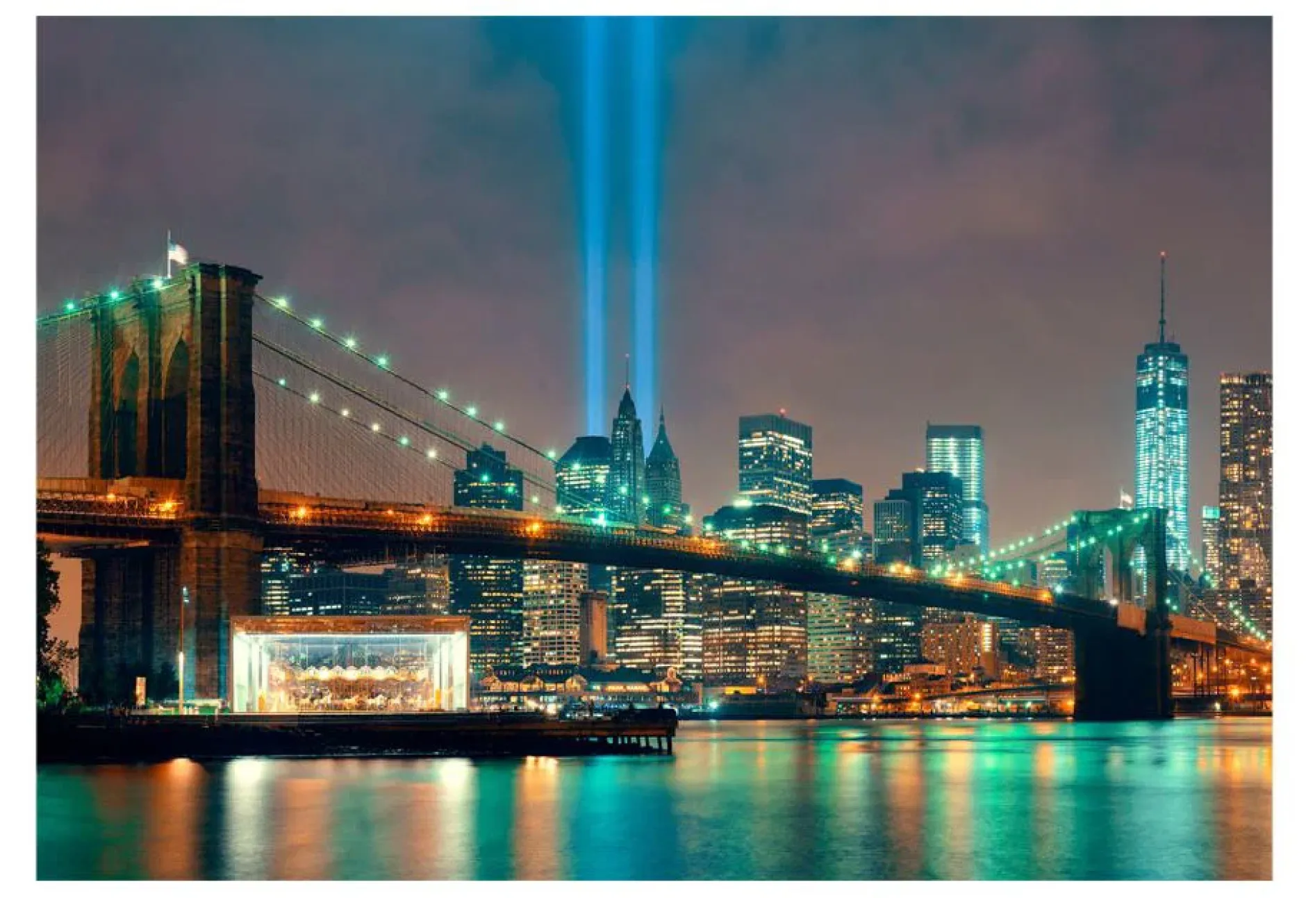 Tapete 'Light of NYC'