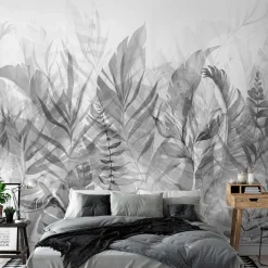 Tapete 'Magic Grove (Black and White)'
