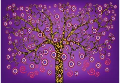 Tapete 'Magischer Baum'