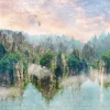 Tapete 'Misty Peaks' 371x280cm