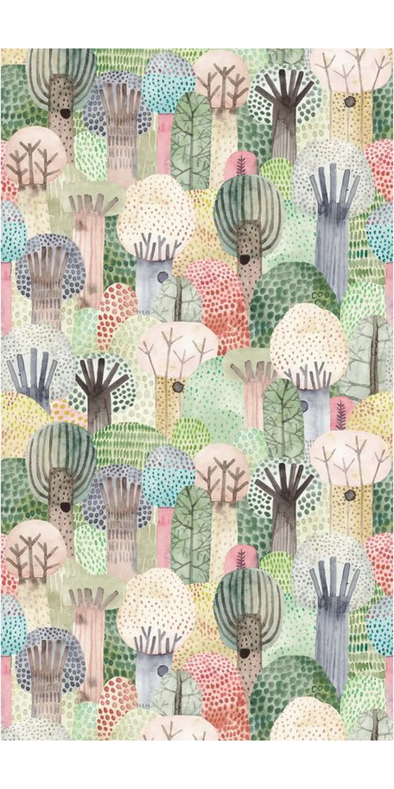 Tapete 'Modern Botanica' 159x280cm