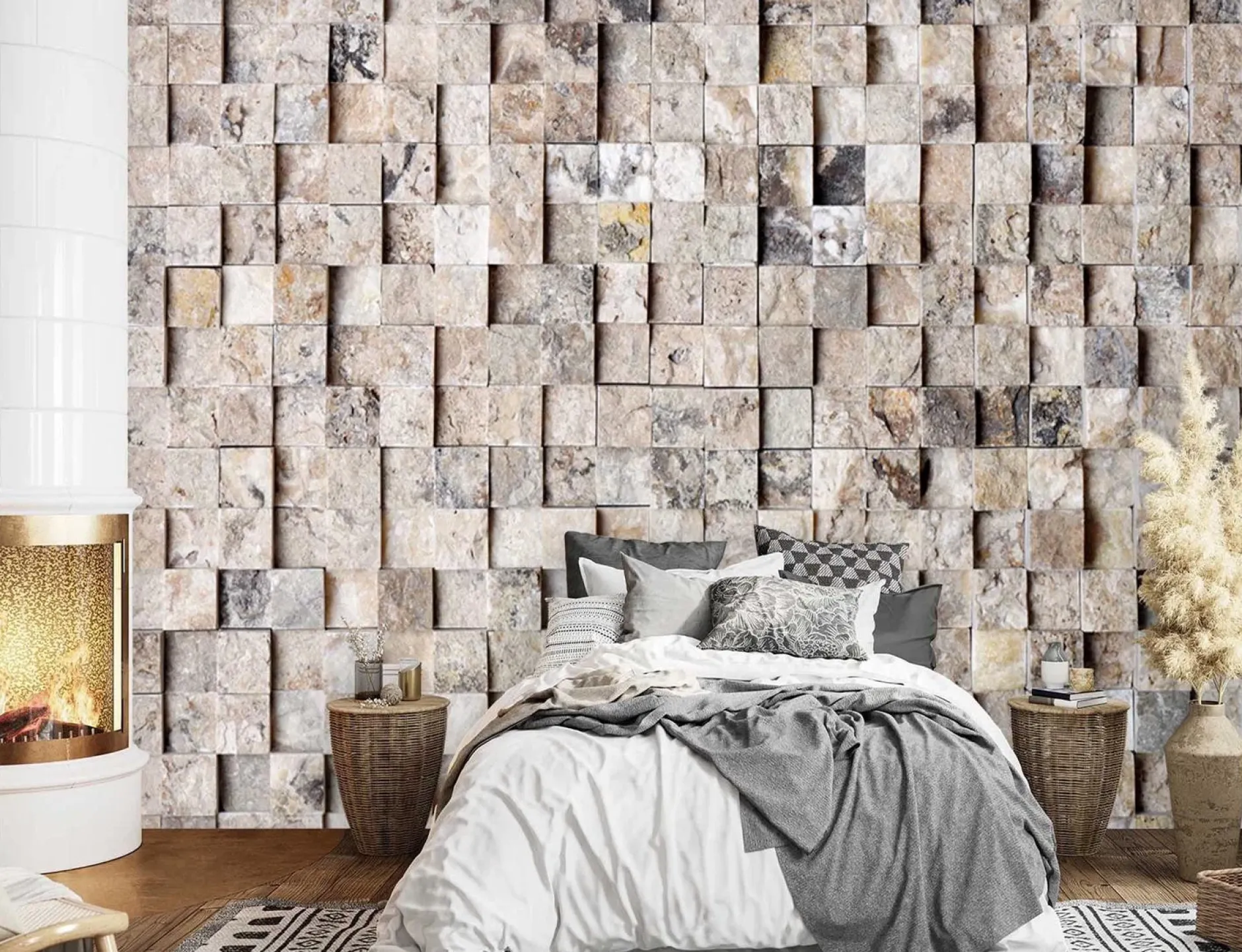 Tapete 'Mosaic Stone'