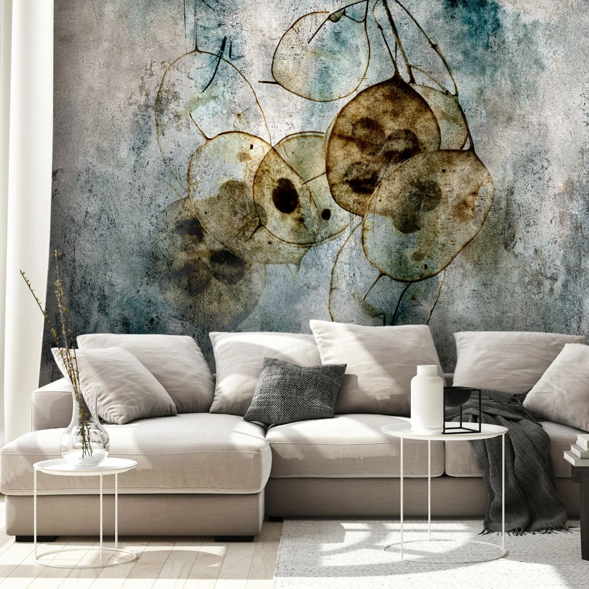 Tapete 'Nature and Lunaria'