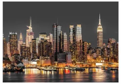 Tapete 'Nächtliche Skyline'