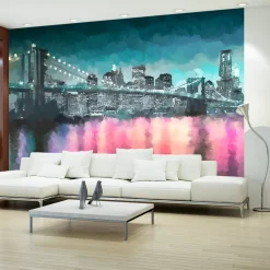 Tapete 'New York - Gemalt'