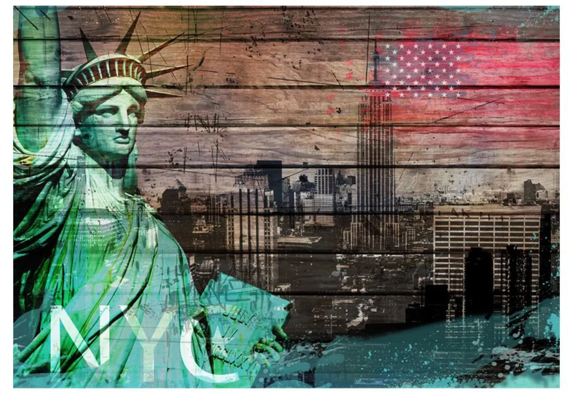 Tapete 'NYC symbols'
