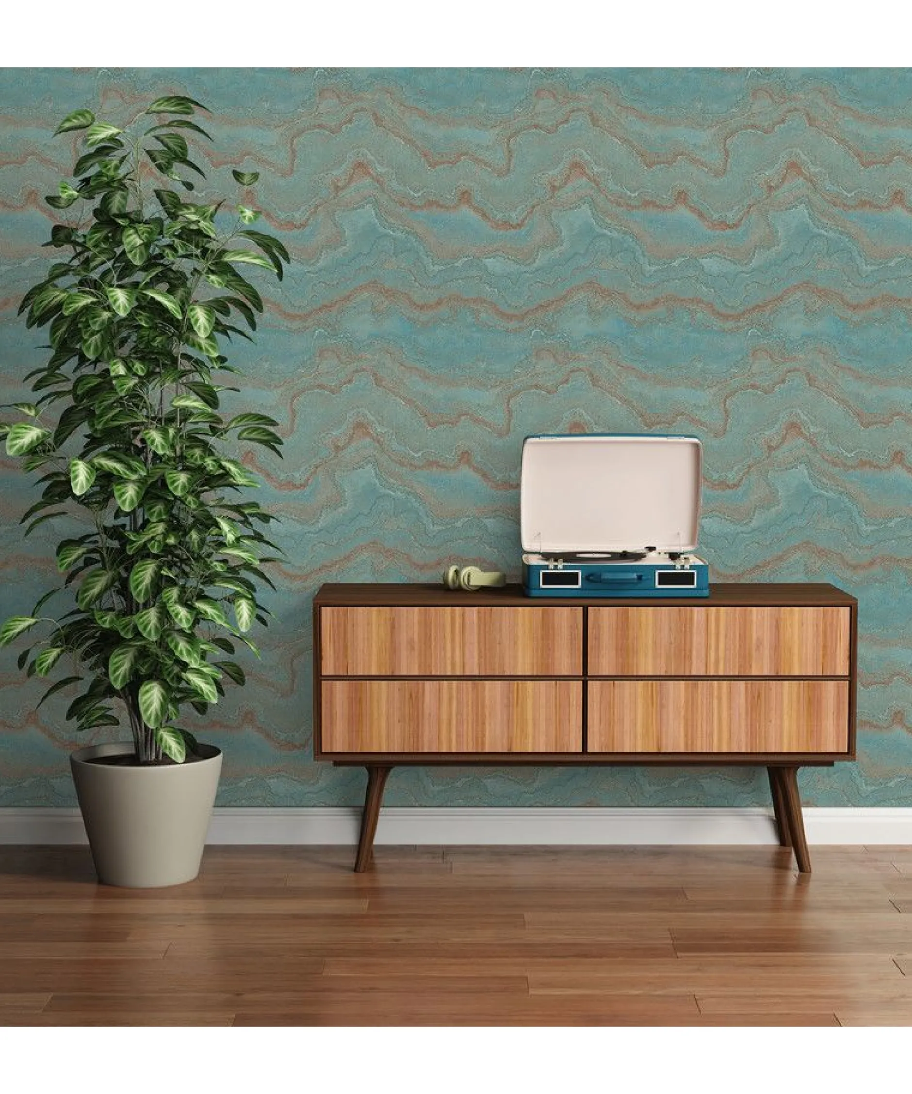 Tapete 'Oceanic Waves' 53x1005cm