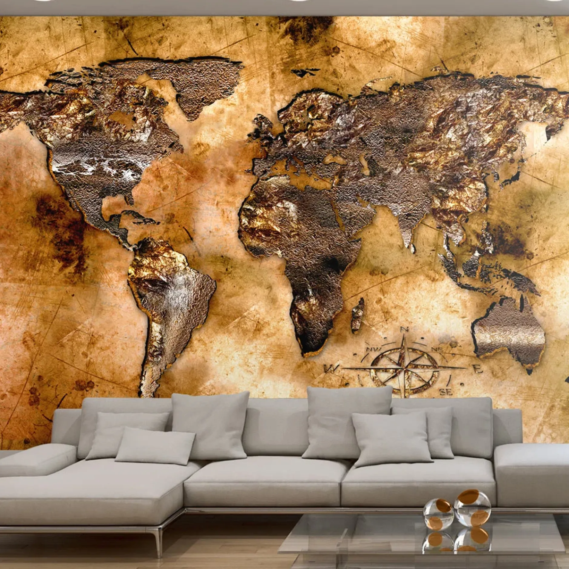 Tapete 'Opalescent Continents'