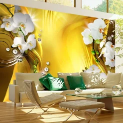 Tapete 'Orchid in Gold'