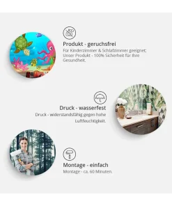 Tapete 'Painted Mirages - Third Variant'