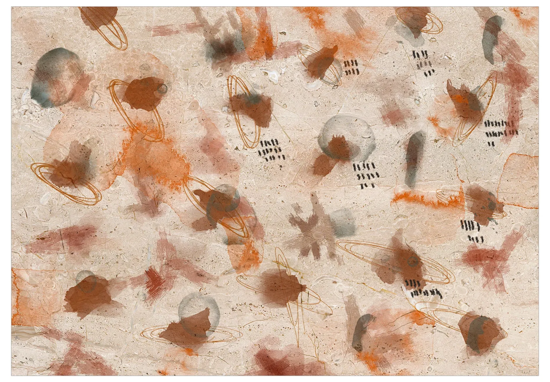 Tapete 'Painted on Stone'