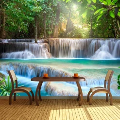 Tapete 'Paradies im Regenwald'