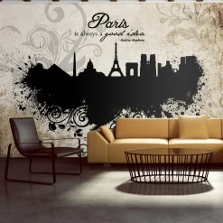 Tapete 'Paris is always a good idea - vintage'