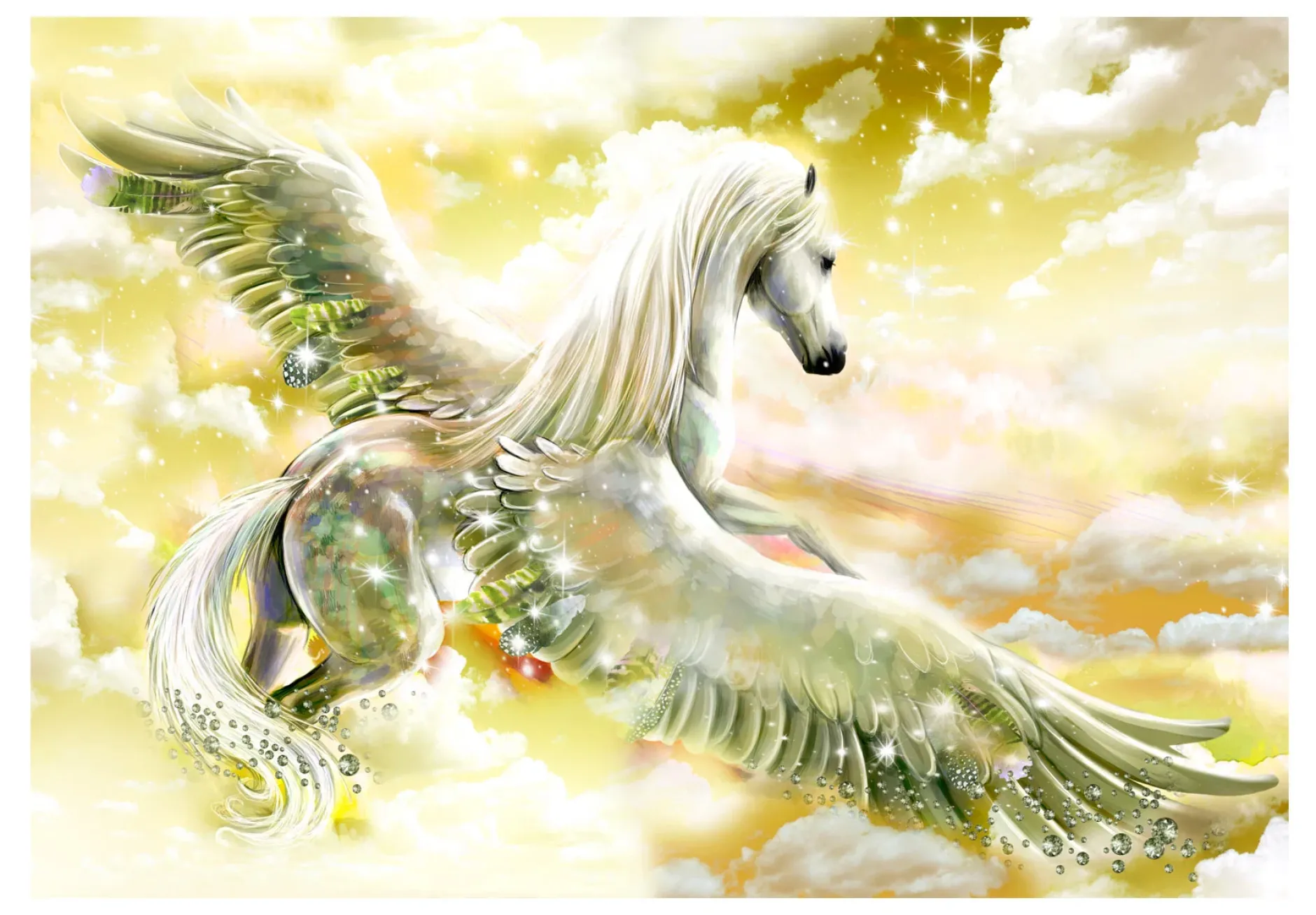 Tapete 'Pegasus (Yellow)'