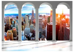 Tapete 'Pillars and New York'