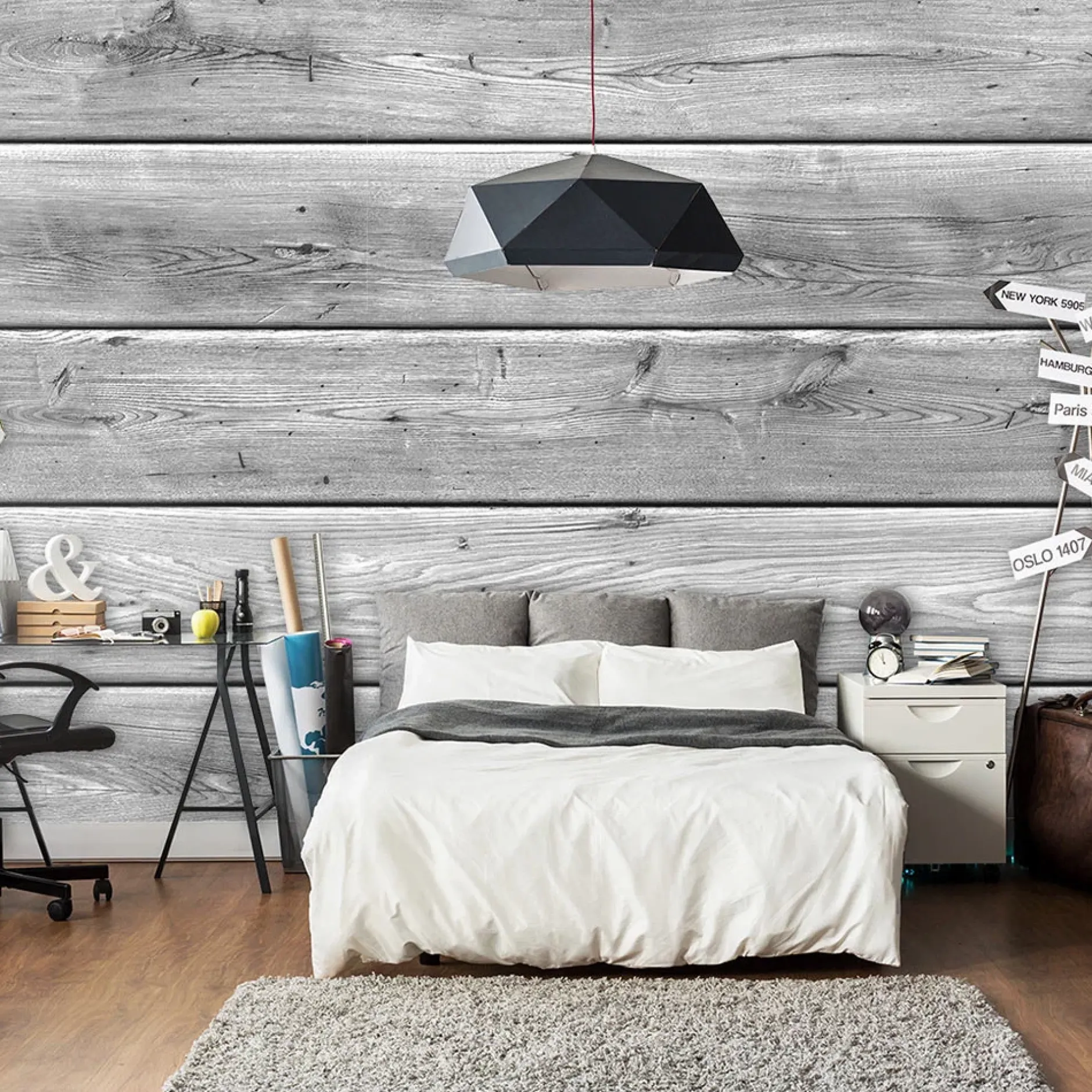Tapete 'Plank Wall'
