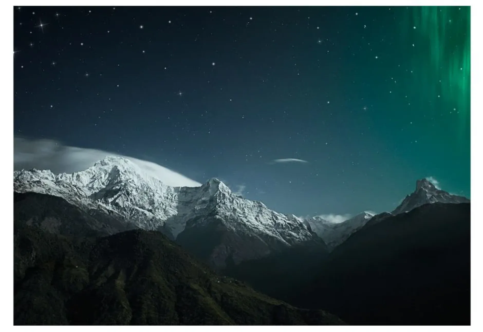 Tapete 'Polarlicht'