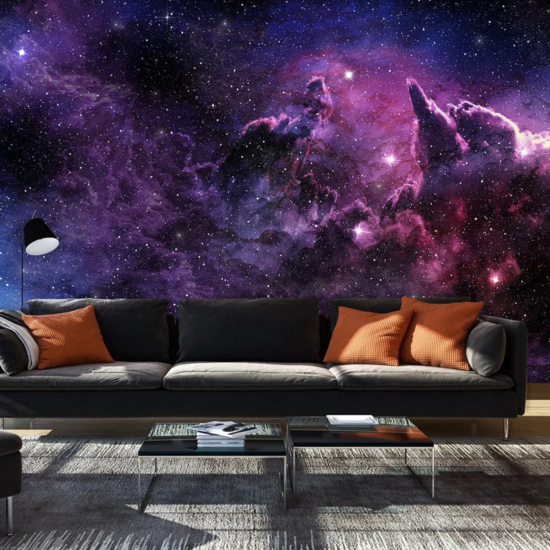 Tapete 'Purple Nebula'