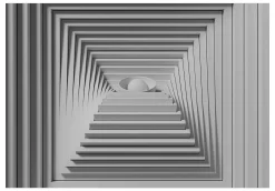 Tapete 'Quadrangle Depth'