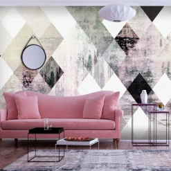 Tapete 'Quadrangular Pattern'